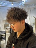 ツイストスパイラル/メンズパーマ/メンズマッシュ