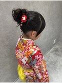kidsヘアセット