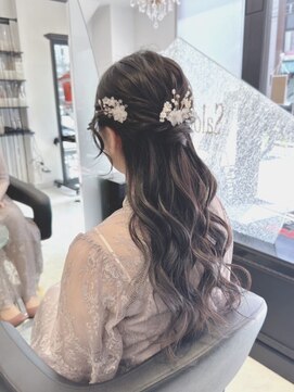 サロン ド ウィズ 西船橋店(Salon de With) エアリー　ハーフアップアレンジ
