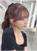 顔まわりカット　小顔