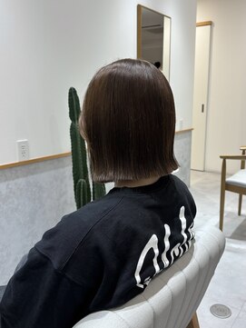 レンジヘアー(lange hair) 切りっぱなしボブ