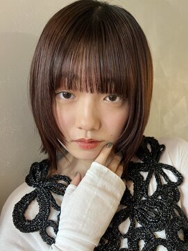 パーク(PARK) 【PARK】顔周りレイヤー×ダークブラウン