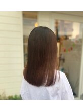 ヘアアトリエ ナイン 岡部店(hair atelier nine) メルティーカラー/似合わせカット/ウェーブミディアム/福島市