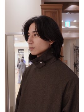 ビュートリアム265(BEAUTRIUM 265) 大人のメンズミディアムヘア 山崎賢人  ブルーブラック 有楽町