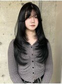 mayu指名で叶う//韓国風ロングレイヤーハッシュカットウルフ