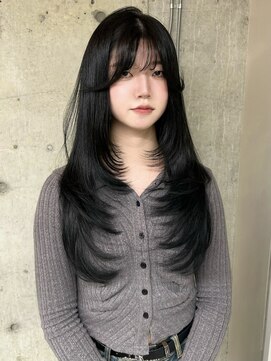 ソル ジングウマエ(SOL JINGUMAE) mayu指名で叶う//韓国風ロングレイヤーハッシュカットウルフ