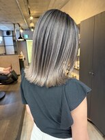 サニー 渋谷(SUNNY) バレイヤージュ、ダブルカラー、レイヤーカット、アッシュカラー