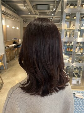 オーガニック リブ 川越(organic+live) 秋トレンド◎暗めカラーの韓国風レイヤーミディ