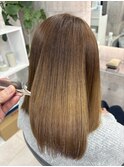 ブリーチ毛の縮毛矯正