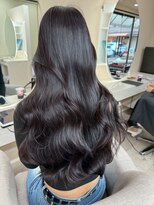 オズ 郡山駅前店(OZ)&nbsp;おすすめカシスブラウン 小顔カット×アッシュブラウンレイヤー