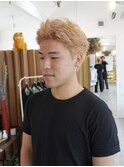 メンズ/ブルーブラック/フェザーパーマ/ニュアンスパーマ/