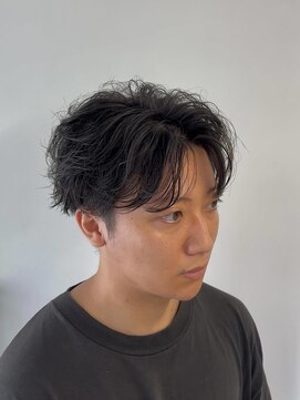 テンション(tension) メンズカットフェザーパーマニュアンスパーマ眉毛カット札幌大通