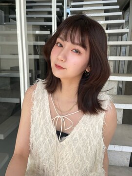 シティーバイローウェ 表参道(City/louwe) ミディアム顔まわりレイヤー