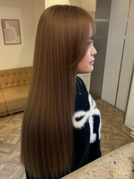 ラヴィズム 名駅店(LUVISM) ミルクティーブラウン/ウォームブラウン/ブリーチ/yuria