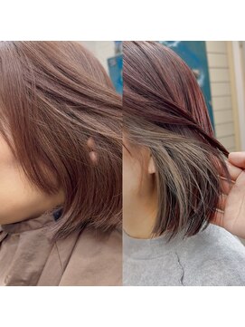 ラニハナクドウ(lanihana.kudo) #インナーカラー#プラチナベージュ