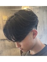プロダクションズ 宇都宮(PRODUCTIONS) フェザーパーマ ニュアンスパーマ テーパーフェード 毛流れ