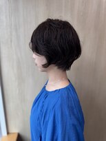 リファインド(REFINED) ひし形のマッシュショート×ニュアンスパーマ 五十嵐
