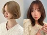 [北林指名限定]全部まとめて！髪質改善ストレート＋カラー＋カット+tr