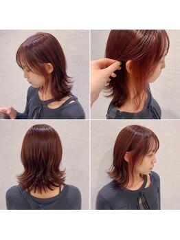 ワッカ(WACCA)の写真/なりたいを叶えるデザインカラー◎髪質や状態、幅広い薬剤で艶髪へ導く!