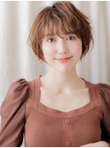 小顔ショート/小顔カット/外国人風/マッシュショート/無造作e