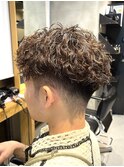 調布メンズパーマツイストスパイラルパーマ波巻きパーマツイスパ