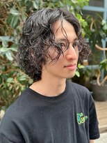 セイス(Seis)&nbsp;ジェンダーレスウェーブ　メンズボブパーマ
