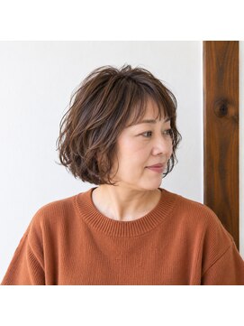 スープレックス ヘアーデザイン(SOUPREX HAIR DESIGN) ミセスボブデジタルパーマ 20代 30代 40代 50代 60代 髪質改善