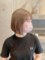 シゼン(SHIZEN)&nbsp;ミルクティーベージュ×ボブ