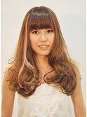 【 F.J.MADE.】ふわふわ動く毛先が可愛いロング