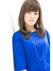 厚めバング◆大人セミディ◆マーメイドアッシュ◆モテカワ