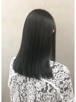 ネオリーブ シュシュ 神保町店(Neolive susu)&nbsp;艶暗髪☆シアーミントグリーン