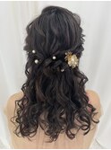 ◯ブライダルハーフアップ【BEAUTY SALON ALLIE´】