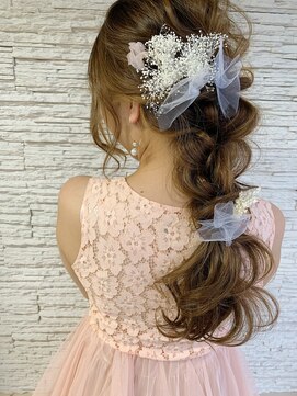 オーシャン(Ocean) [OCEAN Hair&Life藤原純] ゆる編みおろしアレンジ☆