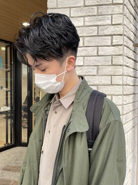 パーク(PAAQ) 【木村アキノブ】大人ニュアンスツーブロックパーマ