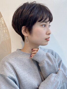 モリオ フロム ロンドン 大宮2号店(morio from London) 【なかじま ひびき】黒髪 刈り上げ マッシュショート 大宮