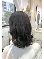 ヘアアンドメイク スタジオ ミムロ(HAIR&MAKE STUDIO MIMURO)&nbsp;外ハネくびれウェーブ
