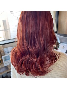 ミル 今治(1003 mille IMABALI) ピンクコーラルで作るブリーチ無しのミディアムレイヤー