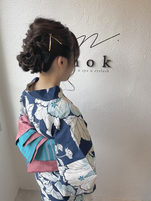 浴衣ヘアセット