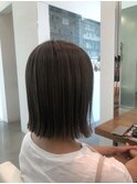 切りっぱなしボブ