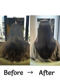 育てる髪質改善/サラ髪ロング