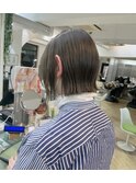ぱつっとボブ
