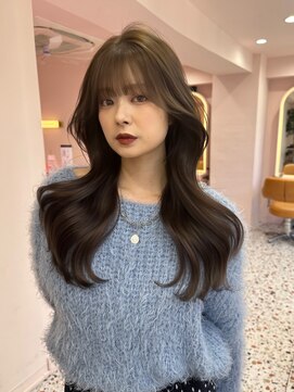 ボタン シブヤ(VOTAN SHIBUYA) 韓国ヘア/顔まわりカット/くびれヘア/前髪あり/