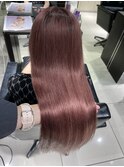 ブリーチ毛でも艶髪に！ピンクラベンダーカラー