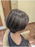 白髪ぼかしダブルカラー