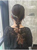 お呼ばれヘア 10代 20代 ヘアアレンジ ヘアセット 艶セット