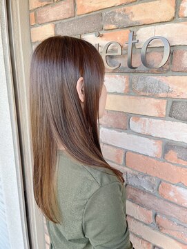 リエート(Lieto) 艶カラー×オーダーメイドトリートメント
