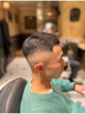 【LUDLOW　BLUNT】ハイフェードカット　バーバーヘア
