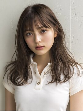 アネモネ 真美ヶ丘店(Ane mone) 透明感セミロングレイヤー