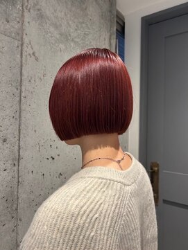 アース コアフュールボーテ 北小金店(EARTH coiffure beaute) 切りっぱなし空気感ボブ