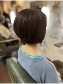 白髪ぼかしハイライト